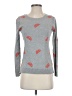 Old Navy 100% Cotton Hearts Gray Pullover Sweater Size XS - photo 1
