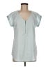 Express Blue Short Sleeve Blouse Size M - photo 1