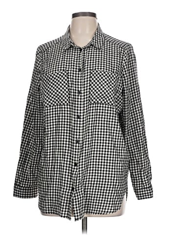 Divided by H&M Long Sleeve Button-Down Shirt (view 1)