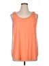 Falls Creek Orange Sleeveless T-Shirt Size 1X - photo 1