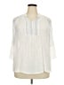 Indigo Rose Ivory 3/4 Sleeve Blouse Size 2X - photo 1