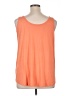 Falls Creek Orange Sleeveless T-Shirt Size 1X - photo 2