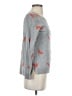 Old Navy 100% Cotton Hearts Gray Pullover Sweater Size XS - photo 4