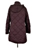 MICHAEL Michael Kors 100% Nylon Burgundy Coat Size L - photo 2
