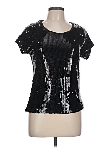 August Silk Short Sleeve Top (view 1)