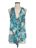 Apt. 9 100% Polyester Teal Sleeveless Blouse Size M - photo 1