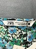 Zara 100% Polyester Floral Teal Cocktail Dress Size XS - photo 7