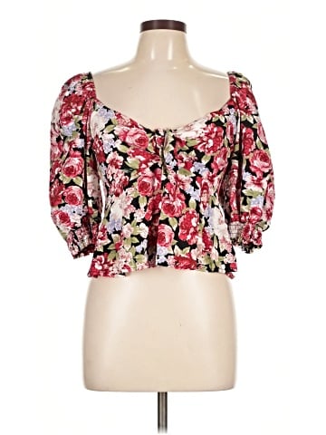 Minkpink 3/4 Sleeve Blouse (view 1)