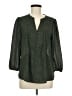 Fun2Fun 100% Polyester Green 3/4 Sleeve Blouse Size M - photo 1