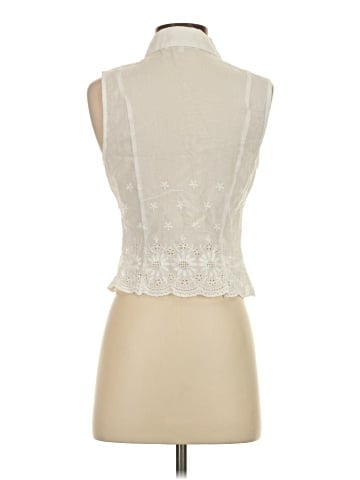 More To Come Sleeveless Button-Down Shirt (view 2)