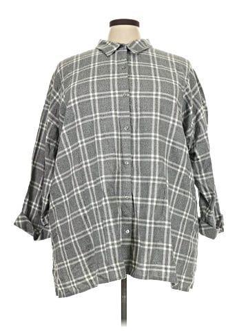 J.Jill 3/4 Sleeve Button-Down Shirt (view 1)