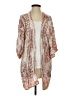 Walmart 100% Viscose Ivory Kimono Size S - photo 1