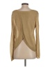 AIKO Metallic Gold Long Sleeve Top Size S - photo 2