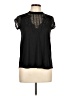 Paper Tee Black Short Sleeve Blouse Size L - photo 1