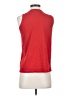 Basic Editions Red Sleeveless Blouse Size S - photo 2