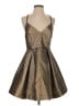 Forever 21 Metallic Gold Cocktail Dress Size S - photo 1