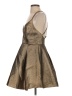 Forever 21 Metallic Gold Cocktail Dress Size S - photo 5