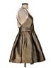 Forever 21 Metallic Gold Cocktail Dress Size S - photo 4