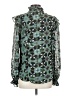 Elan Floral Green Long Sleeve Blouse Size S - photo 2