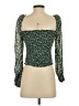Reformation Green 3/4 Sleeve Blouse Size XS - photo 2