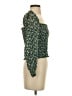 Reformation Green 3/4 Sleeve Blouse Size XS - photo 4