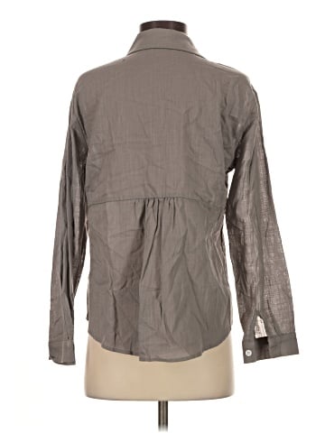 Unbranded Long Sleeve Button-Down Shirt (view 2)