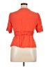 Alya 100% Viscose Orange Short Sleeve Blouse Size XL - photo 2