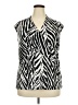 Jones Studio Black Sleeveless Blouse Size 2X - photo 1