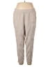 Old Navy Solid Tan Silver Linen Pants Size XL - photo 1