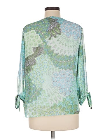 JM Collection 3/4 Sleeve Blouse (view 2)