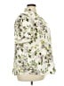 D&Co. Floral Ivory Short Sleeve Blouse Size 3X - photo 4