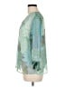JM Collection 100% Polyester Green 3/4 Sleeve Blouse Size M - photo 5
