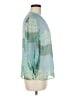 JM Collection 100% Polyester Green 3/4 Sleeve Blouse Size M - photo 4