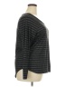 Seven7 Gray Long Sleeve Top Size 18 - photo 4