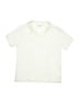 Hanna Andersson Ivory Short Sleeve Button-Down Shirt Size 5 - photo 1