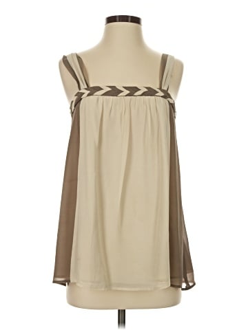 Kensie Sleeveless Silk Top (view 1)