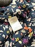 Daniel Rainn 100% Polyester Floral Black Short Sleeve Blouse Size L - photo 8