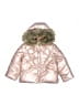 Sam Edelman 100% Polyester Metallic Gold Snow Jacket Size 3T - photo 1