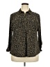 Jones Studio Tweed Gold Long Sleeve Blouse Size 2X - photo 1