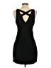 Express Solid Black Cocktail Dress Size S - photo 2