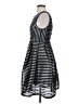 Ark & Co. 100% Polyester Stripes Black Cocktail Dress Size S - photo 5