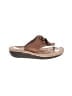 Clarks 100% Leather Brown Wedges Size 11 - photo 1