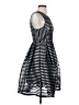 Ark & Co. 100% Polyester Stripes Black Cocktail Dress Size S - photo 4
