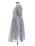 Weekend Max Mara Checkered-gingham Gray Casual Dress Size M - photo 5