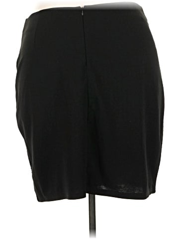 Shein Faux Leather Skirt (view 2)