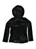 Lands' End 100% Polyester Black Zip Up Hoodie Size 5 - 6 - photo 2