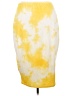 Curves Tie-dye Yellow Casual Skirt Size 3X - photo 2