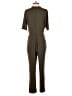 H By Halston Solid Green Jumpsuit Size XS - photo 2