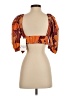 Zara 100% Cotton Orange Kimono Size S - photo 2