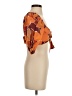 Zara 100% Cotton Orange Kimono Size S - photo 4